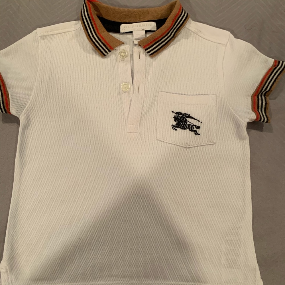 Super cute Burberry polo for toddler